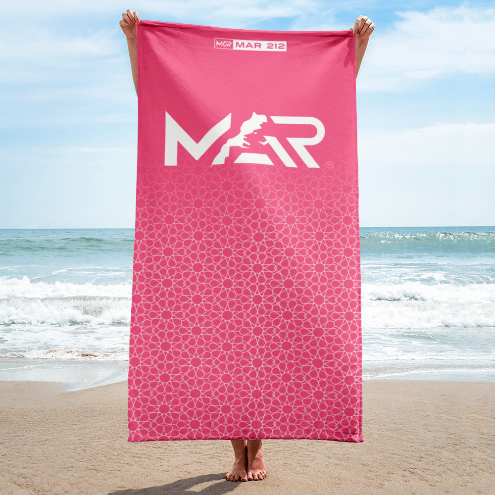Drap de plage MAR rose