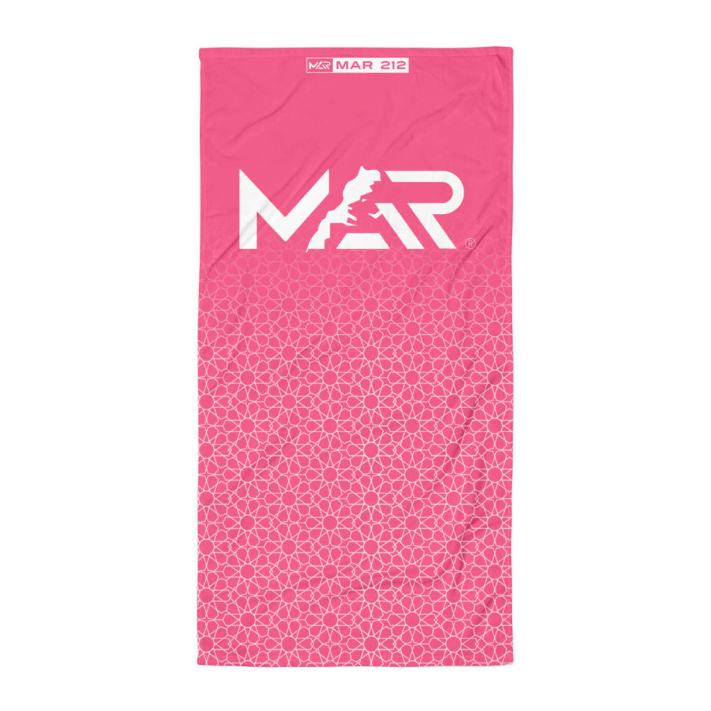 Drap de plage MAR rose