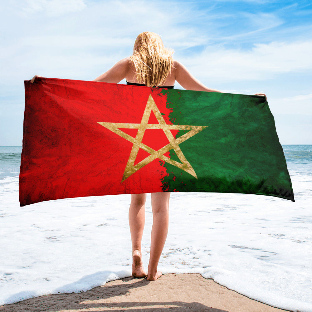 Drap de plage Maroc Gold Star