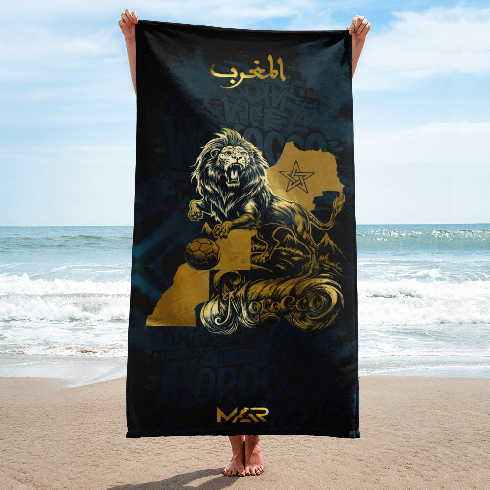 Drap de plage Maroc Lion Atlas MARGOLD