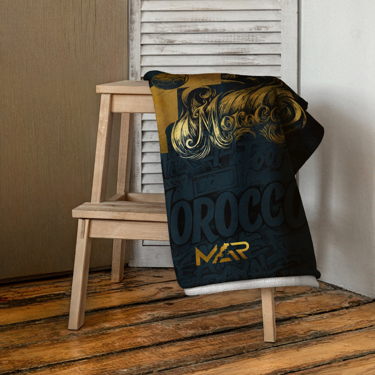 Drap de plage Maroc Lion Atlas MARGOLD