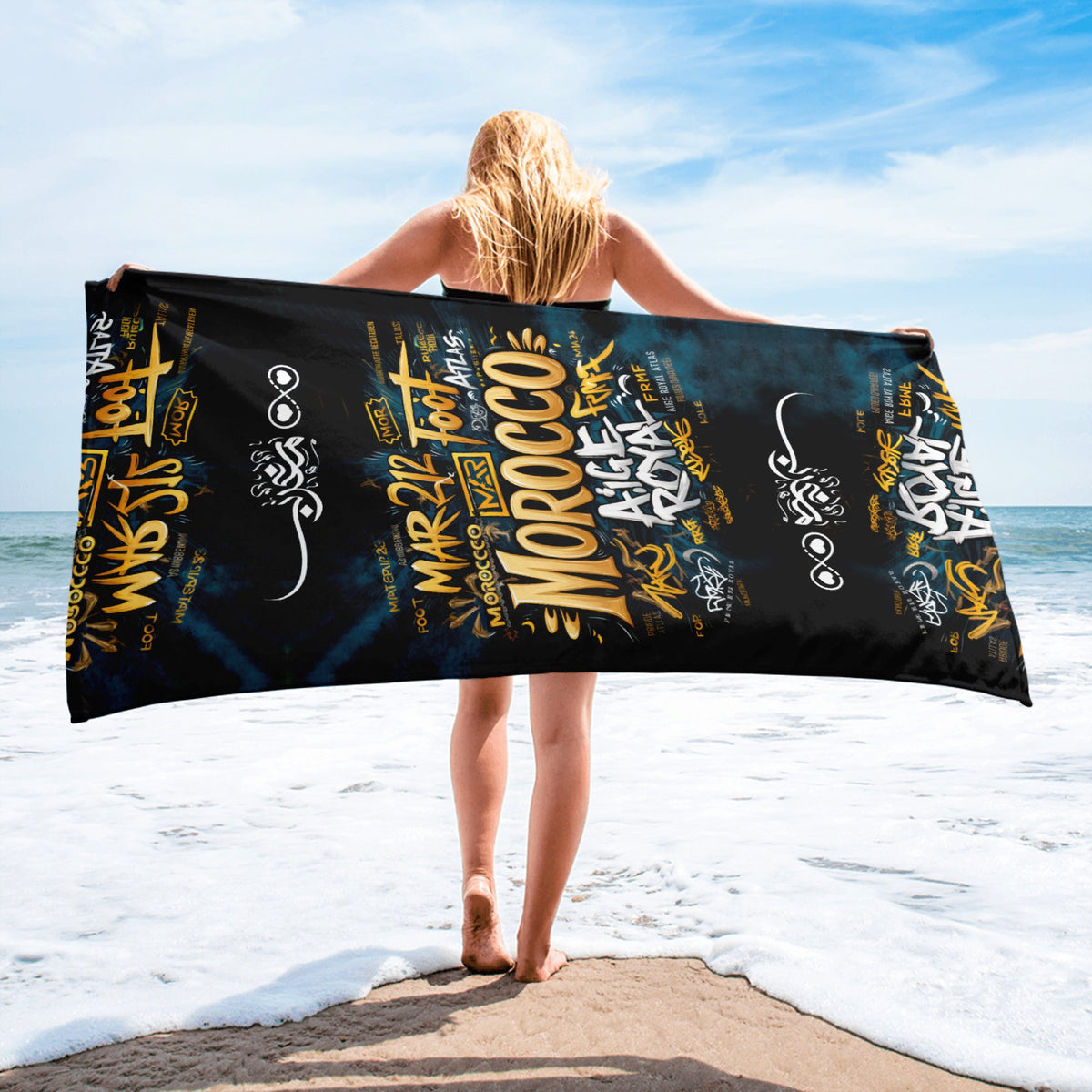 Drap de plage Morocco Love Infini