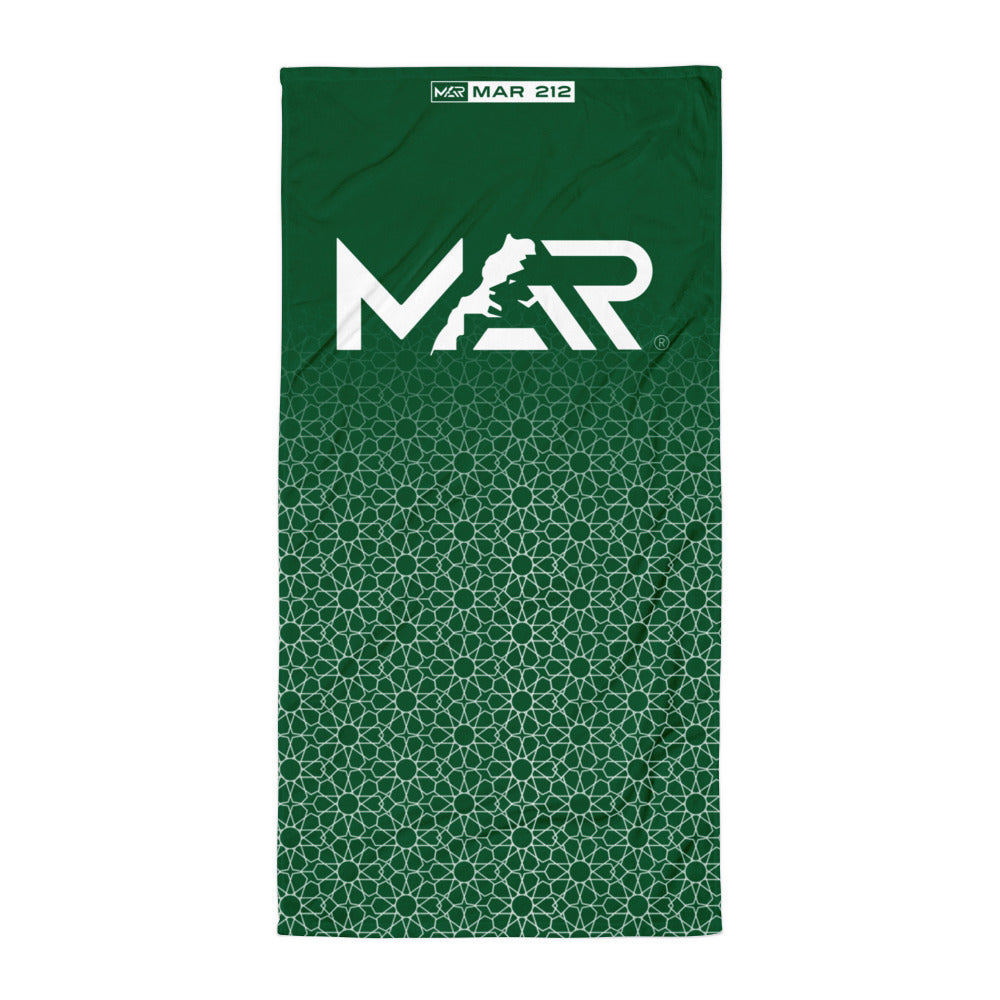 Drap de plage vert Collection MAR Mosaïque