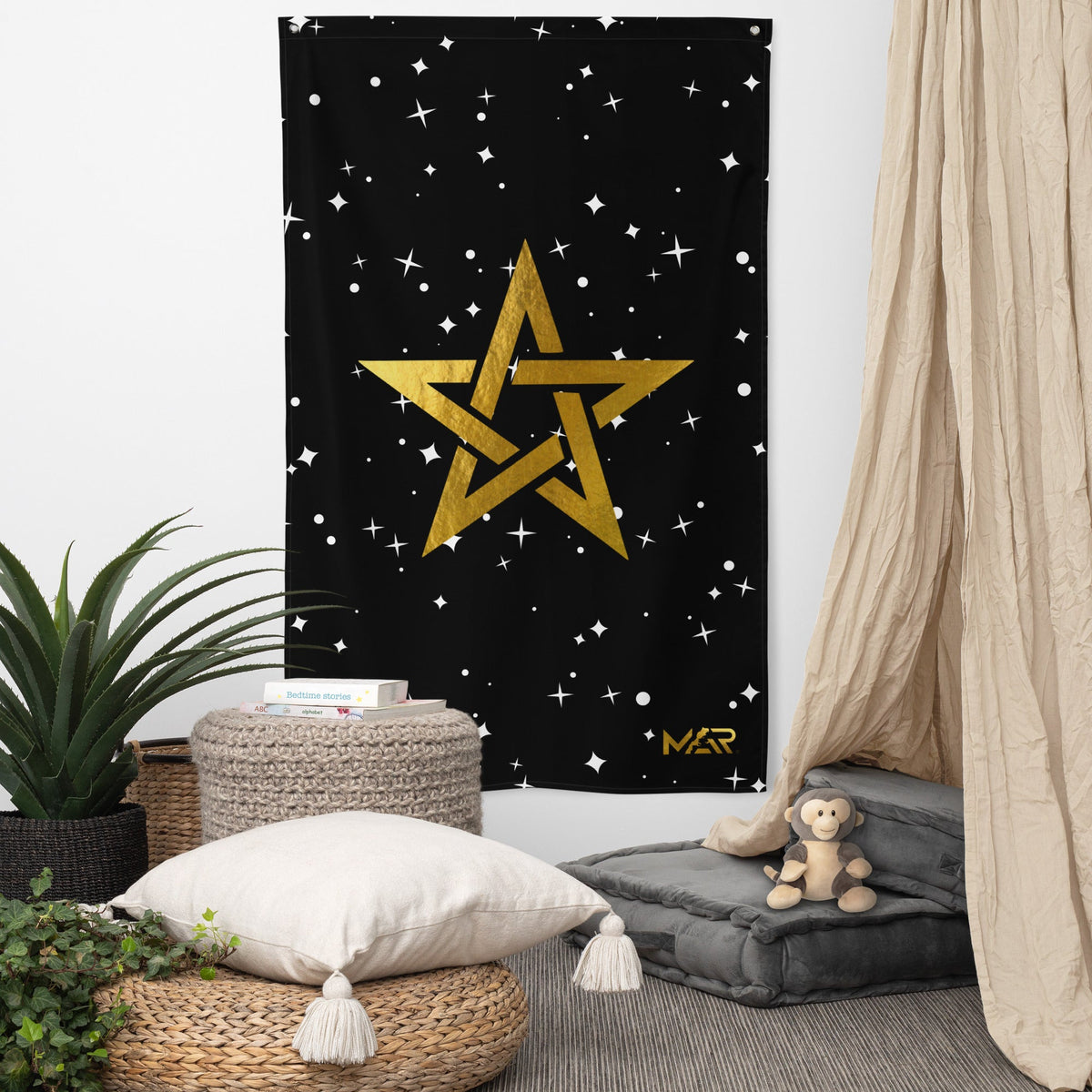 Drapeau Maroc Golden star