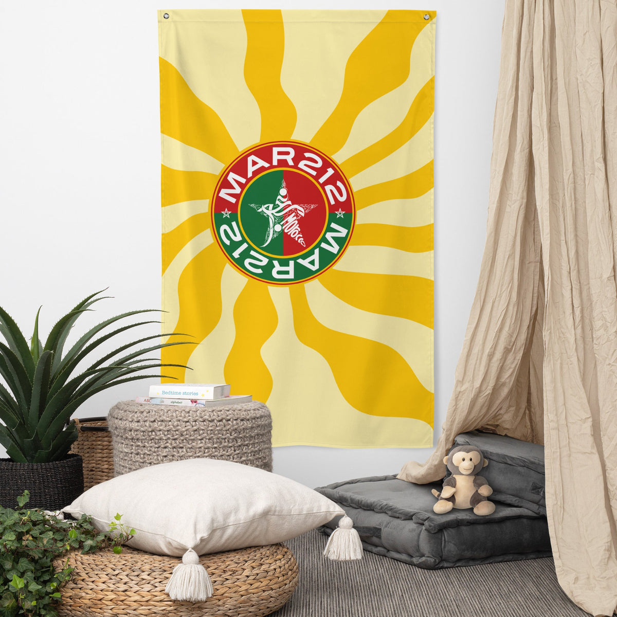 Drapeau MAROC MAR212 ALMAGHRIB