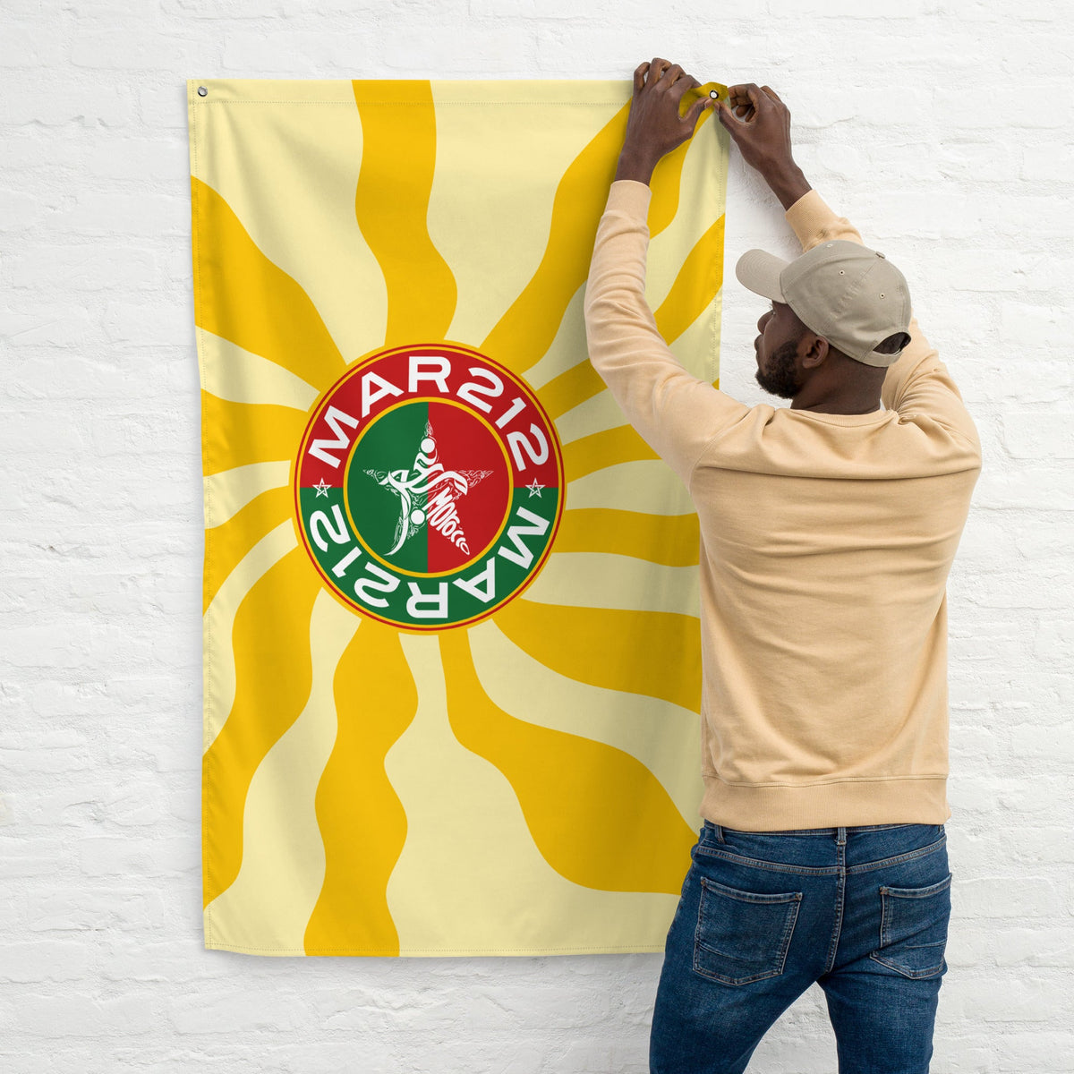 Drapeau MAROC MAR212 ALMAGHRIB