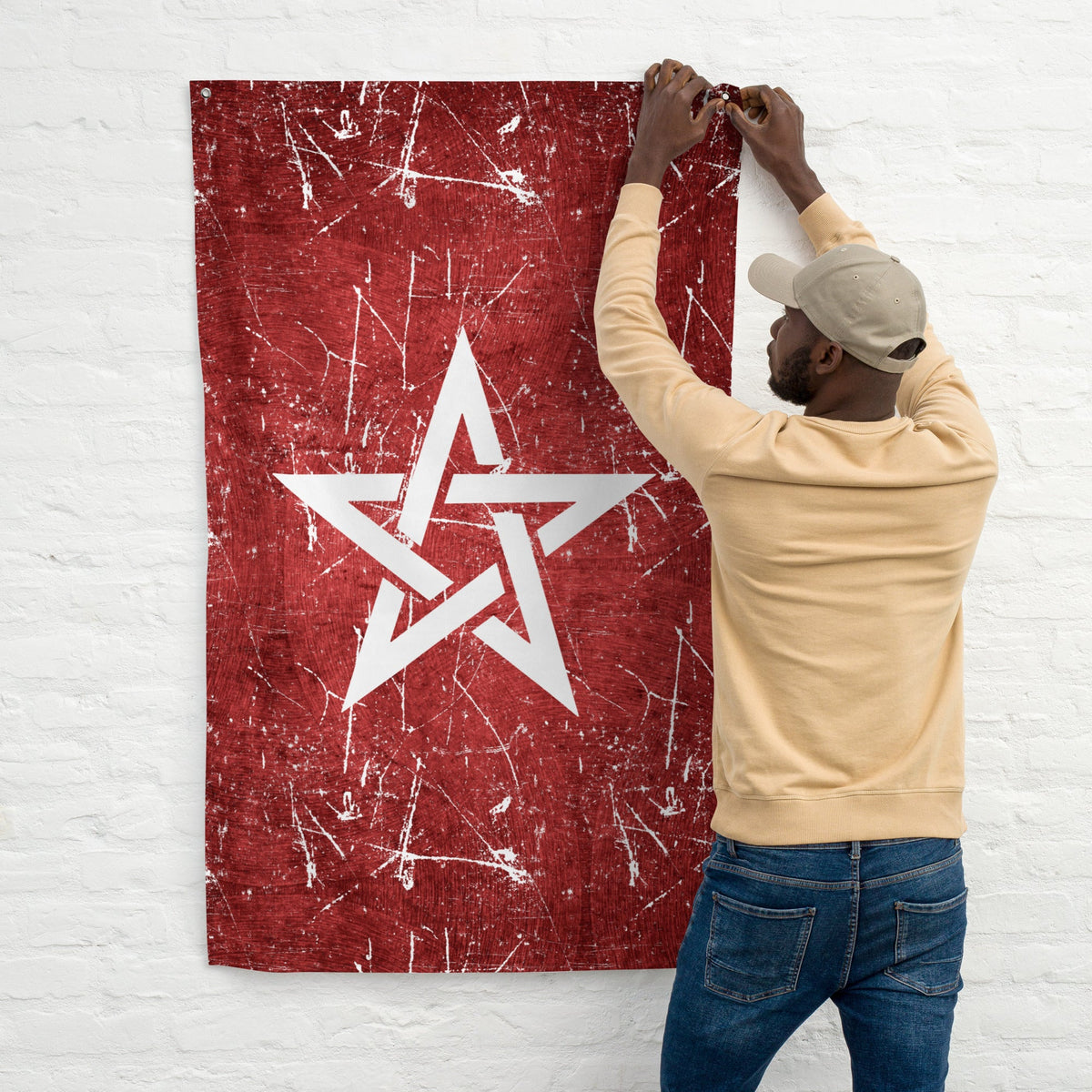 Drapeau Maroc vintage