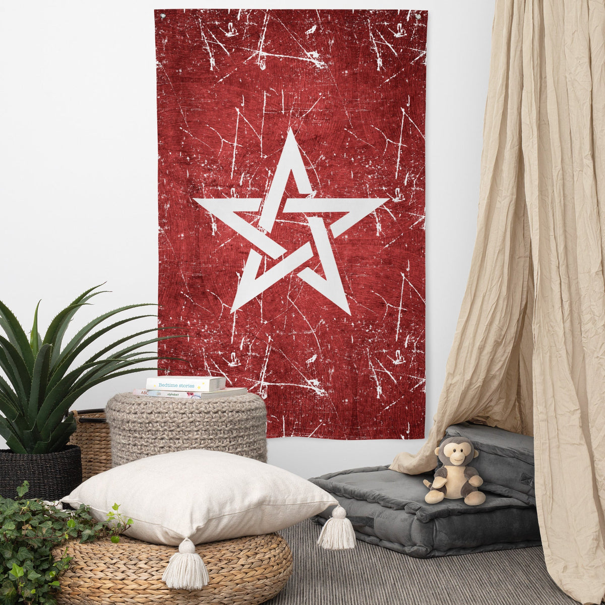 Drapeau Maroc vintage