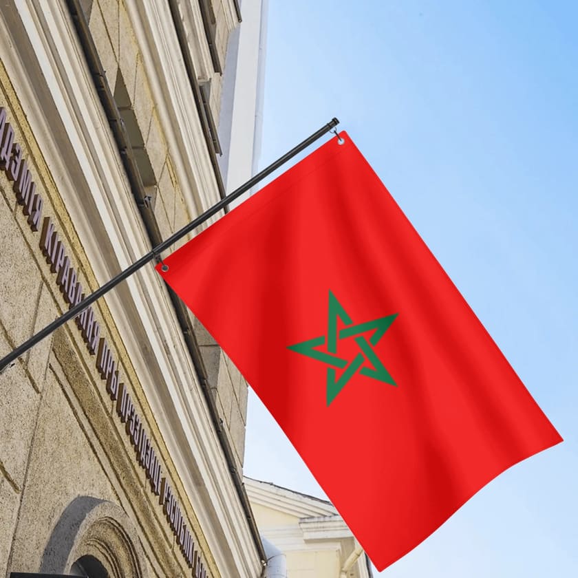 Drapeaux Maroc de jardin 3x5 Ft