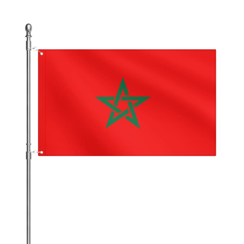 Drapeaux Maroc de jardin 3x5 Ft