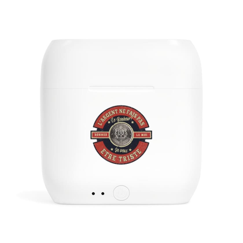 Écouteurs airpods Argent Bonheur - White / One size - 