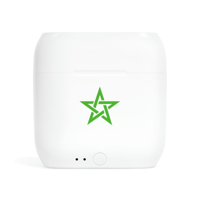 Ecouteurs sans fil Essos personnalisés Étoile drapeau Maroc