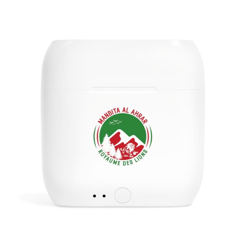 Écouteurs airpods Manbita Ala7rar Lions de l’Atlas - White /