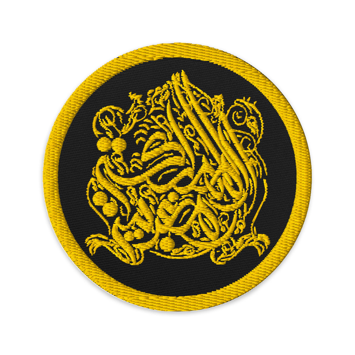 Patch inspiration Emblème royal brodé