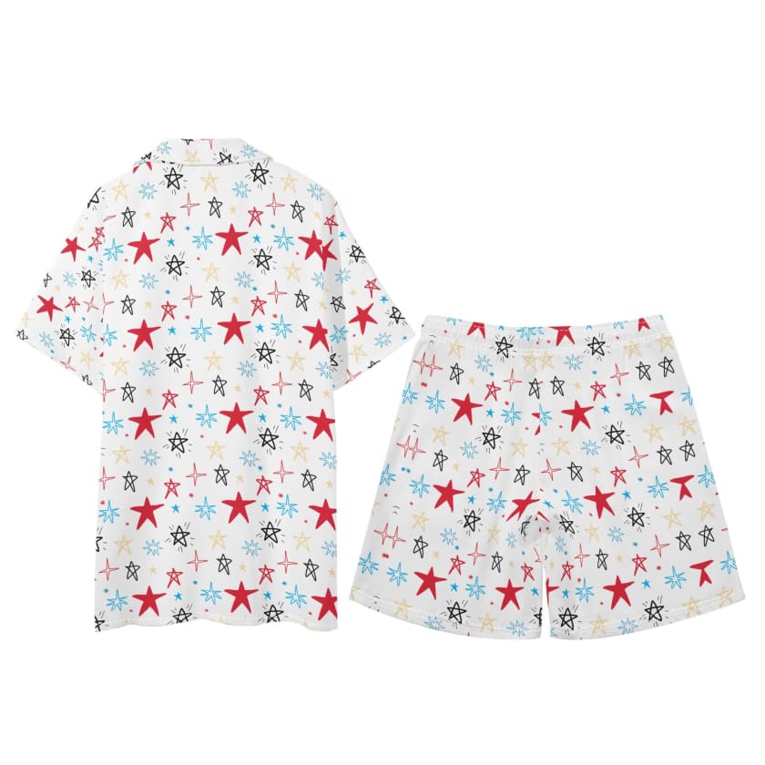 Ensemble hawaïenne homme chemise et short MAR