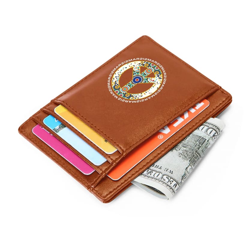 Étui pour carte bancaire peace and love Zellige