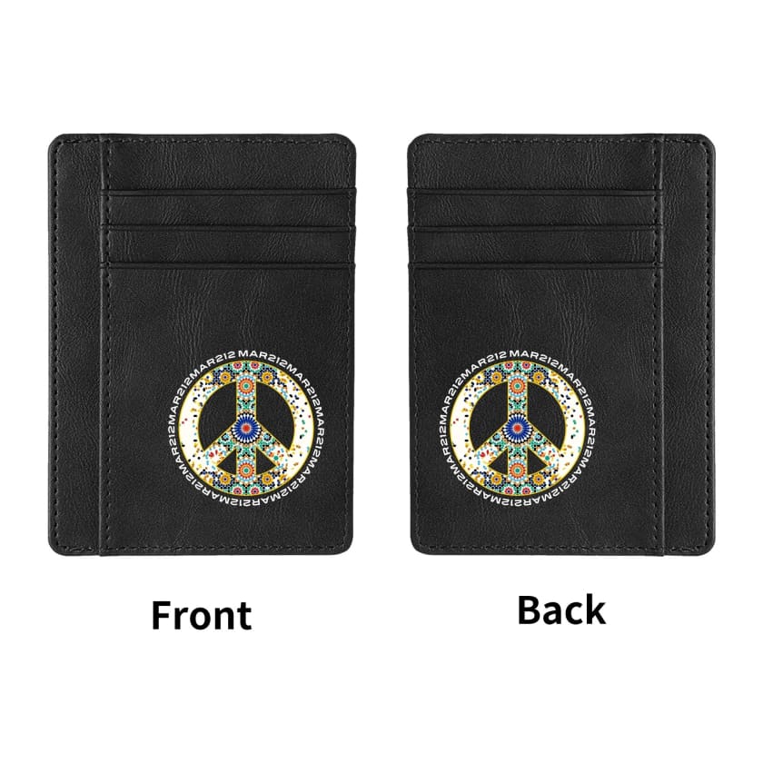 Étui pour carte bancaire peace and love Zellige