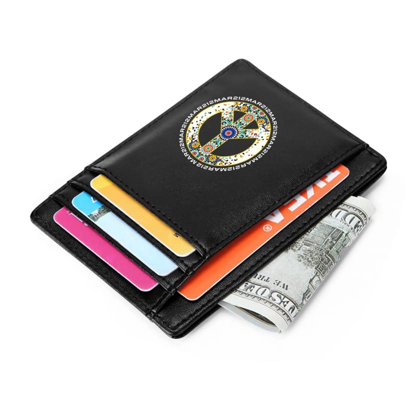 Étui pour carte bancaire peace and love Zellige