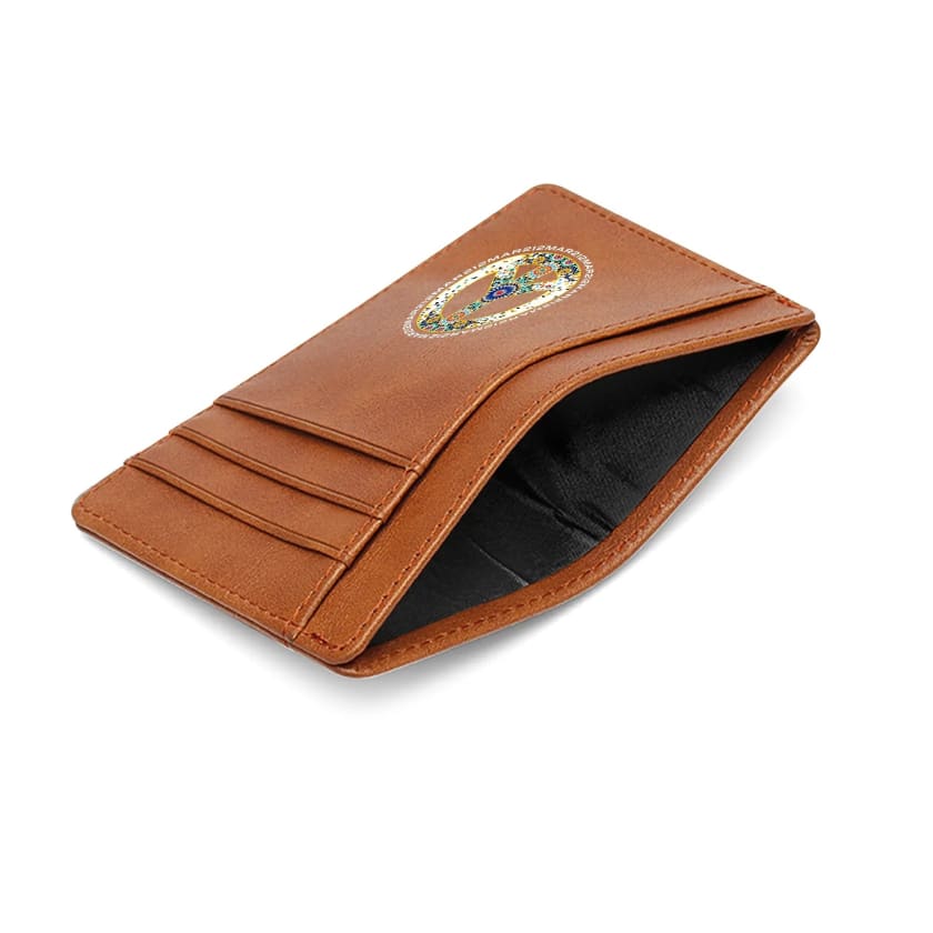 Étui pour carte bancaire peace and love Zellige