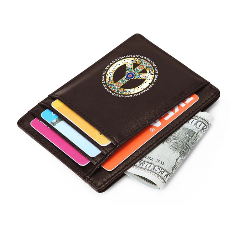 Étui pour carte bancaire peace and love Zellige