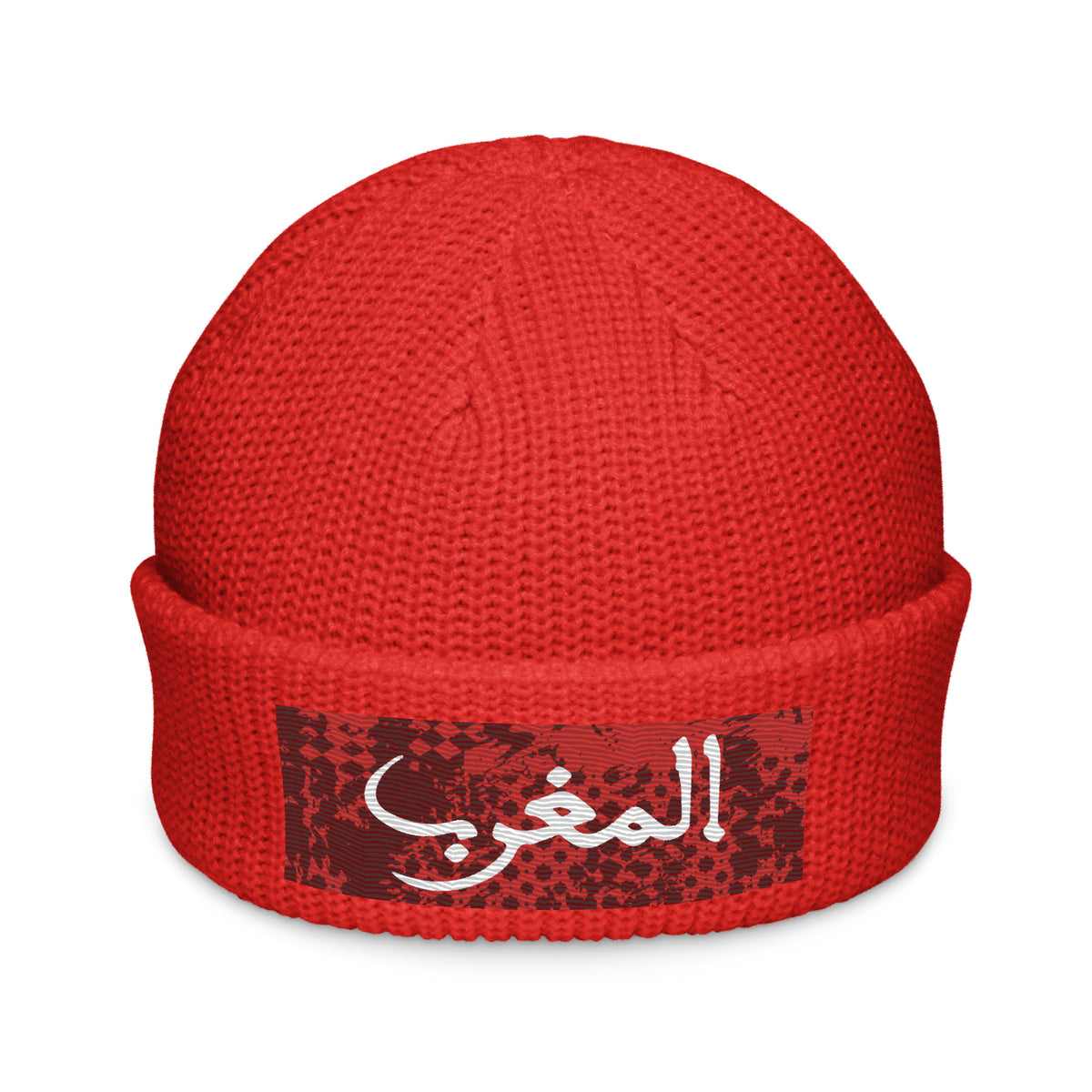 Bonnet Almaghrib rouge style pêcheur