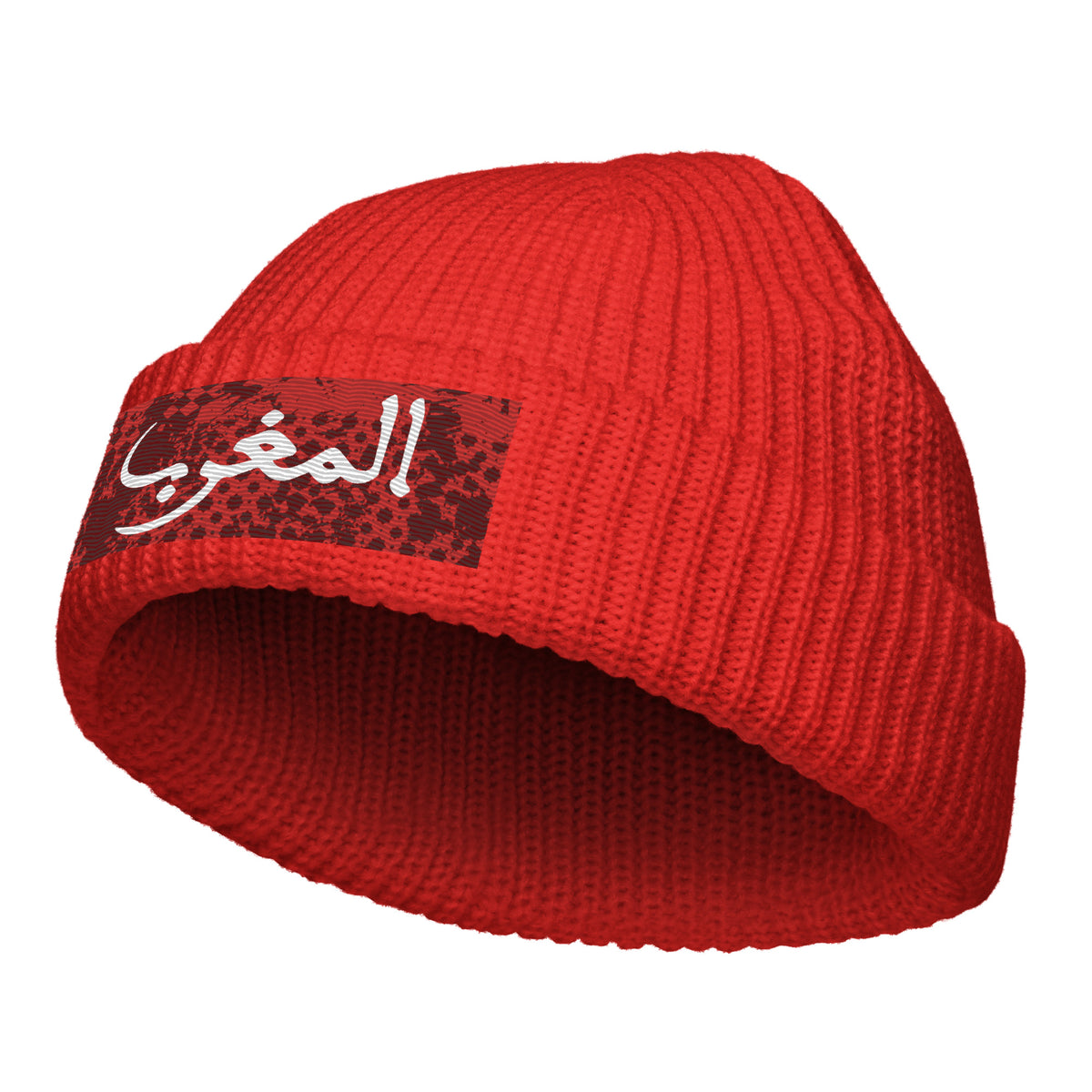 Bonnet Almaghrib rouge style pêcheur