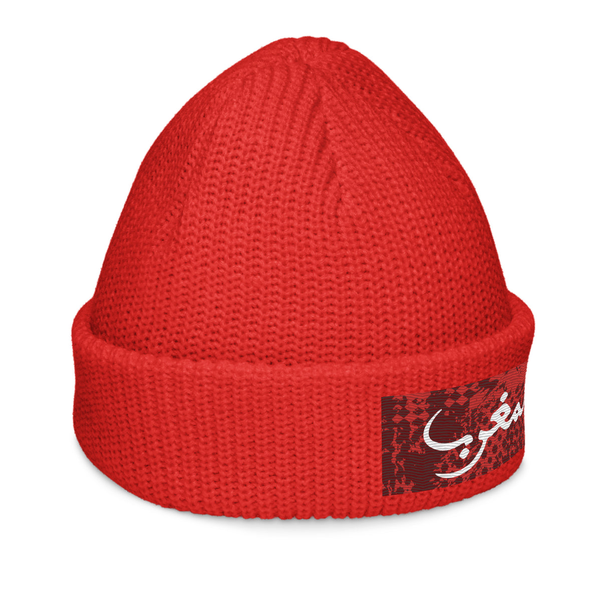 Bonnet Almaghrib rouge style pêcheur