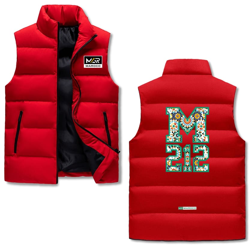 Gilet à capuche M212 sans manche matelassé