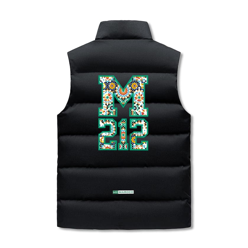 Gilet à capuche M212 sans manche matelassé