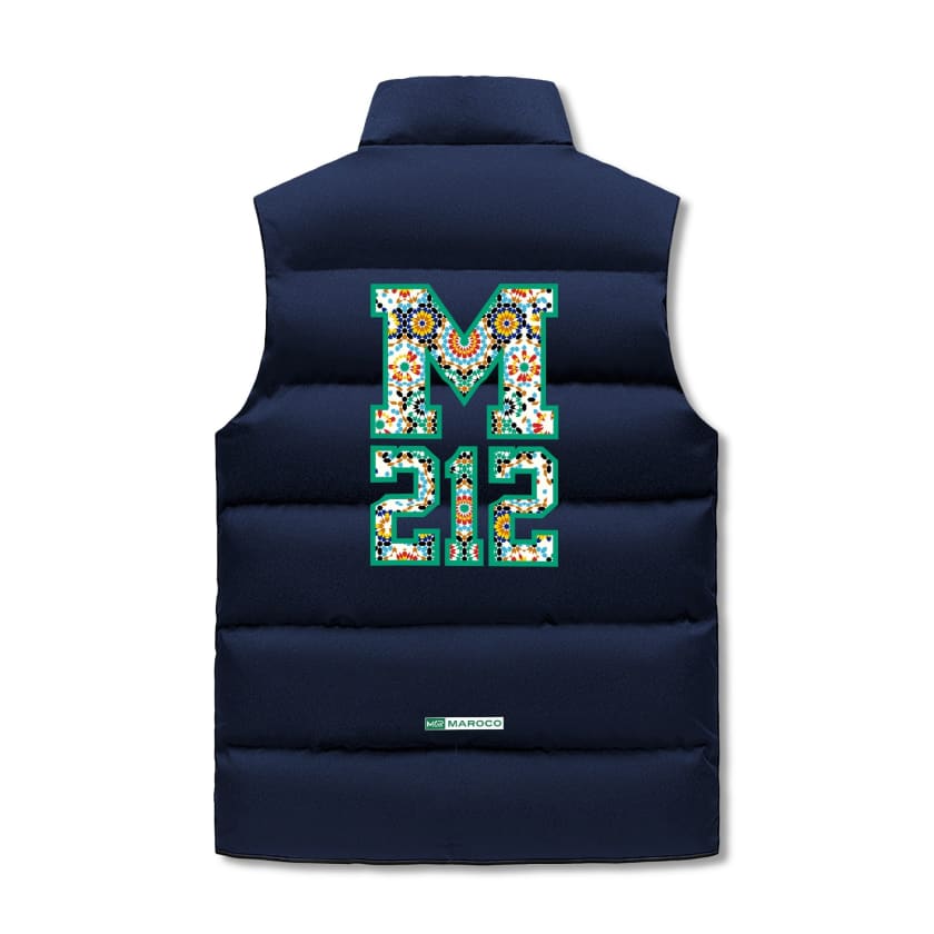 Gilet à capuche M212 sans manche matelassé