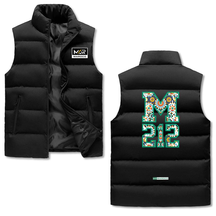 Gilet à capuche M212 sans manche matelassé