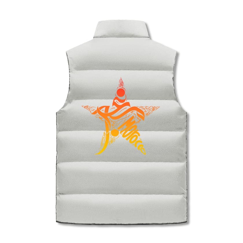 Gilet à capuche MA sans manche matelassé Design Tamaghrabit