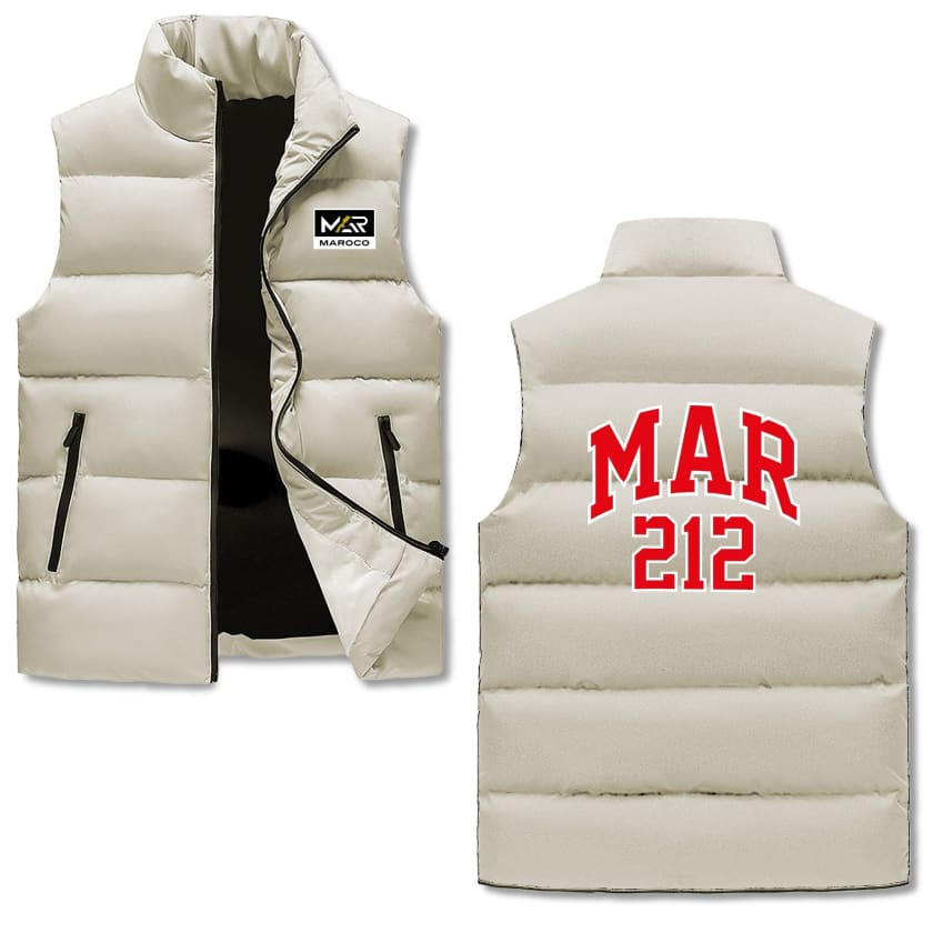 Gilet à capuche MAR212 sans manche matelassé