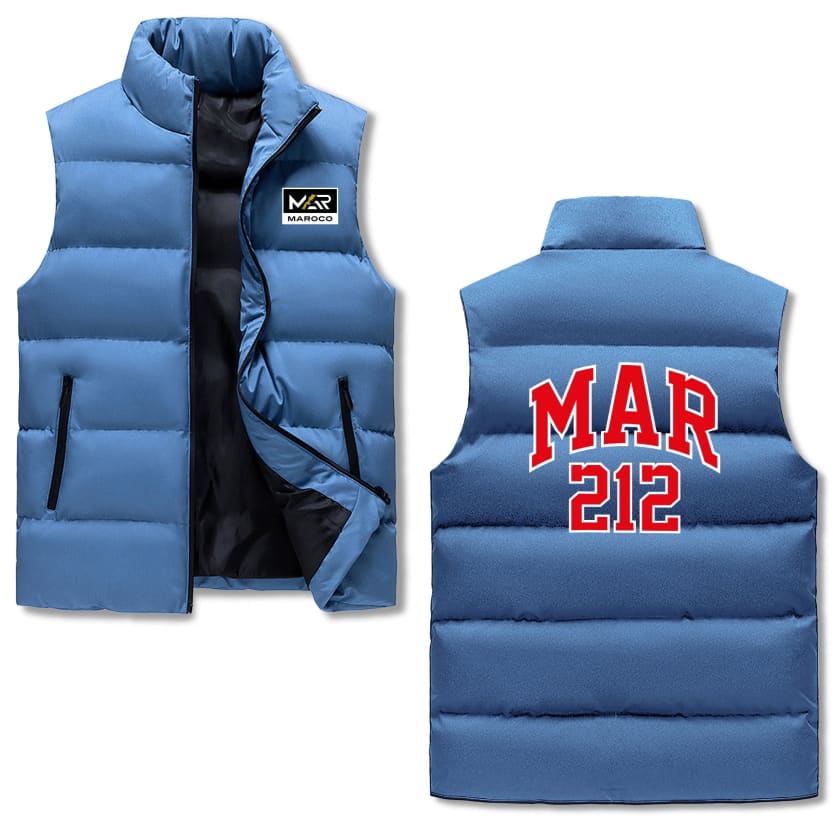 Gilet à capuche MAR212 sans manche matelassé