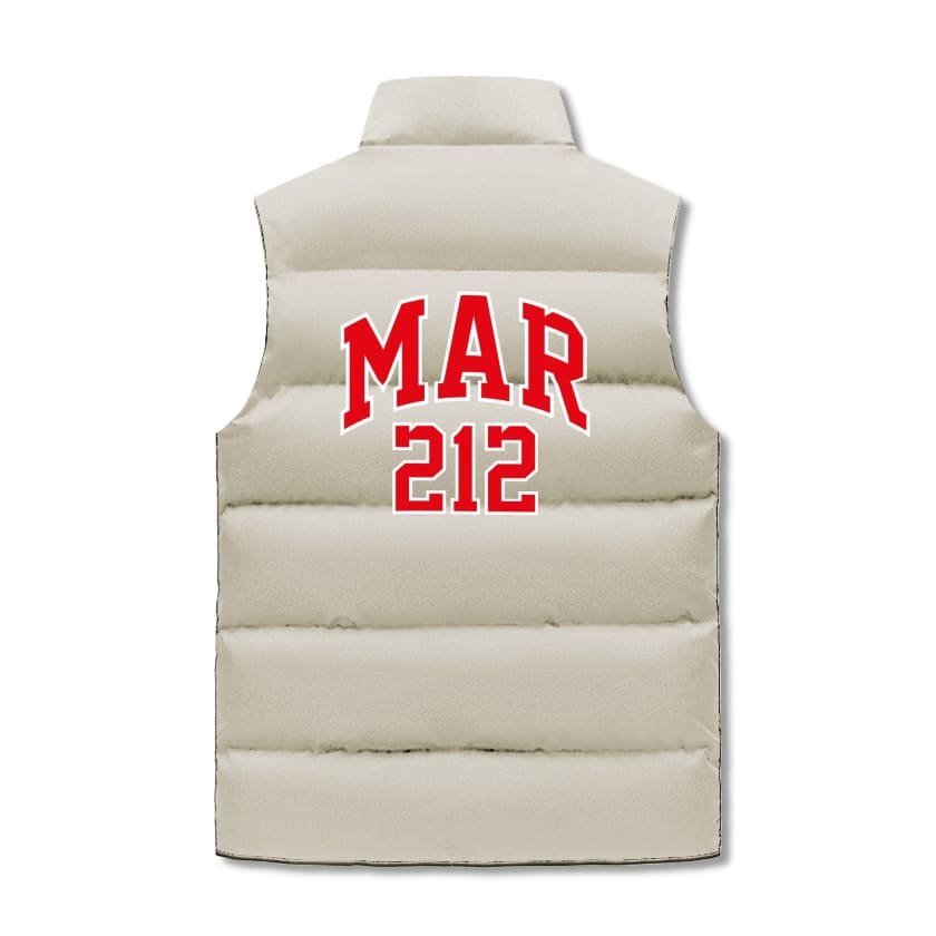 Gilet à capuche MAR212 sans manche matelassé