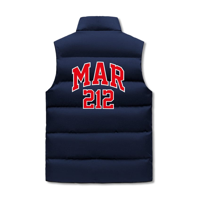 Gilet à capuche MAR212 sans manche matelassé