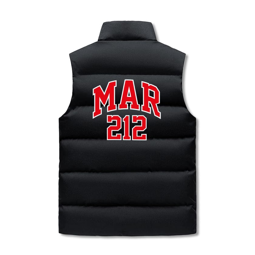 Gilet à capuche MAR212 sans manche matelassé