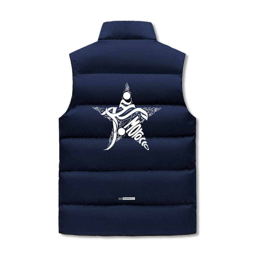 Gilet à capuche sans manche matelassé Design Maillot Maroc