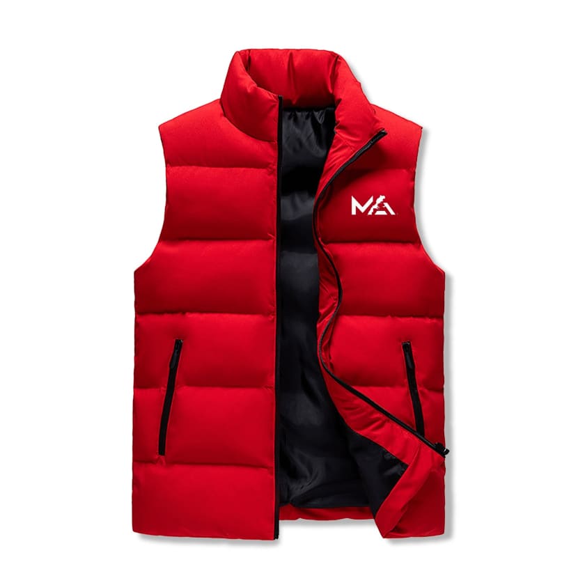 Gilet à capuche sans manche matelassé Design Maroc logo MA