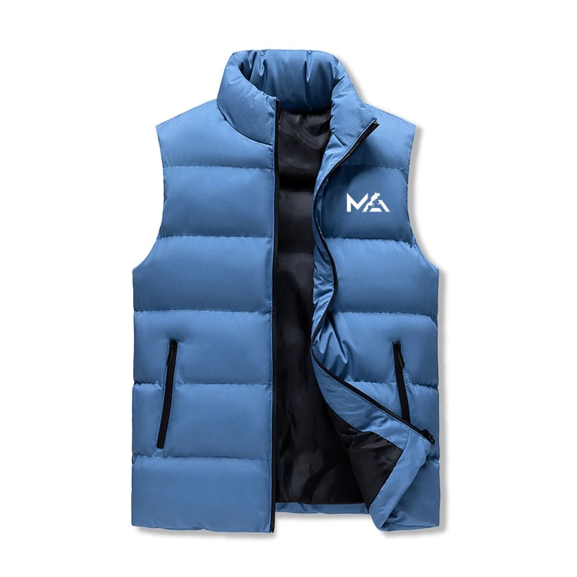 Gilet à capuche sans manche matelassé Design Maroc logo MA