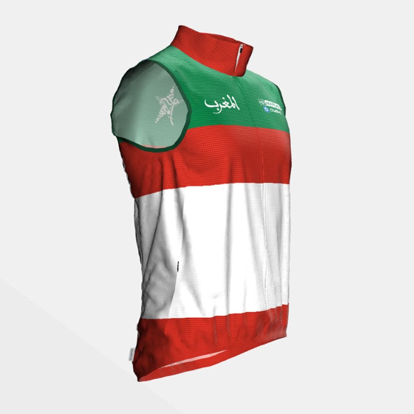 Gilet de cyclisme coupe-vent Maroc