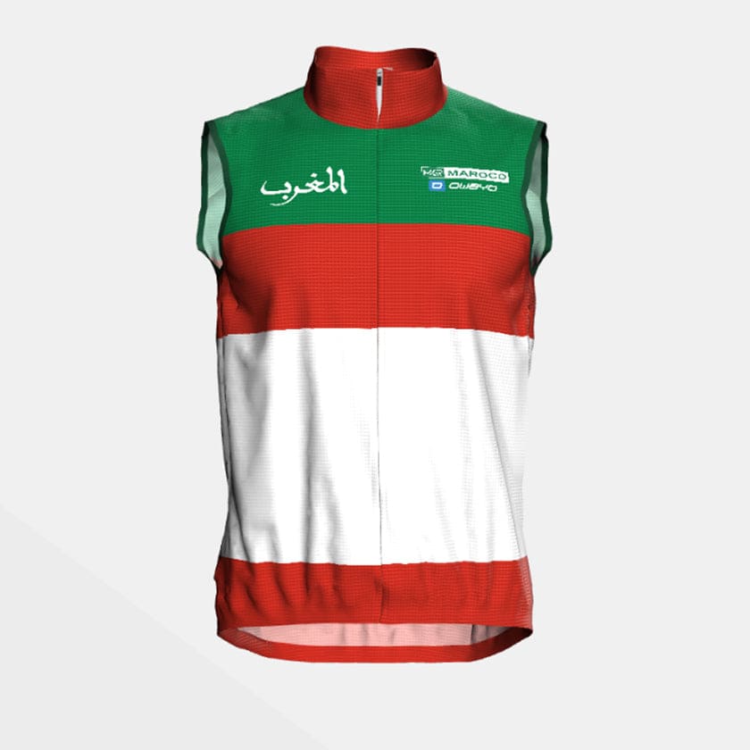 Gilet de cyclisme coupe-vent Maroc