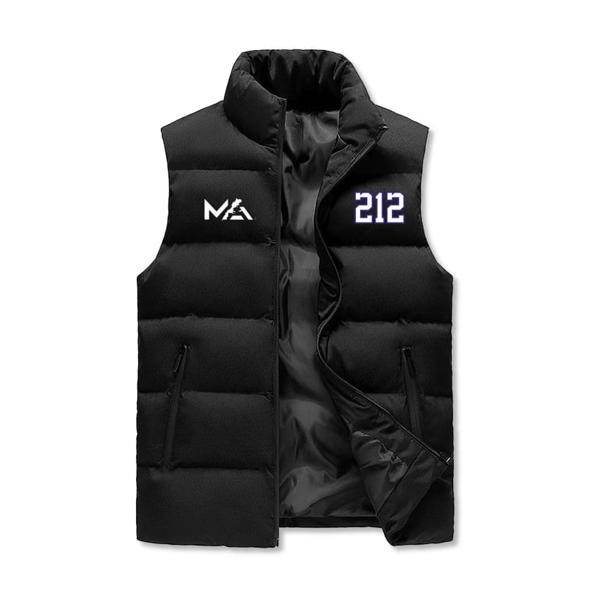 Gilet polaire MA 212 chaud à col montant et fermeture éclair