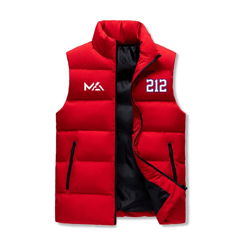 Gilet polaire MA 212 chaud à col montant et fermeture éclair