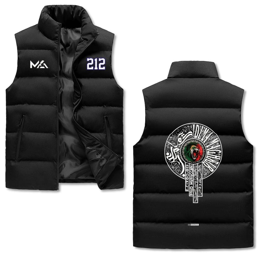 Gilet polaire MA 212 chaud à col montant et fermeture éclair