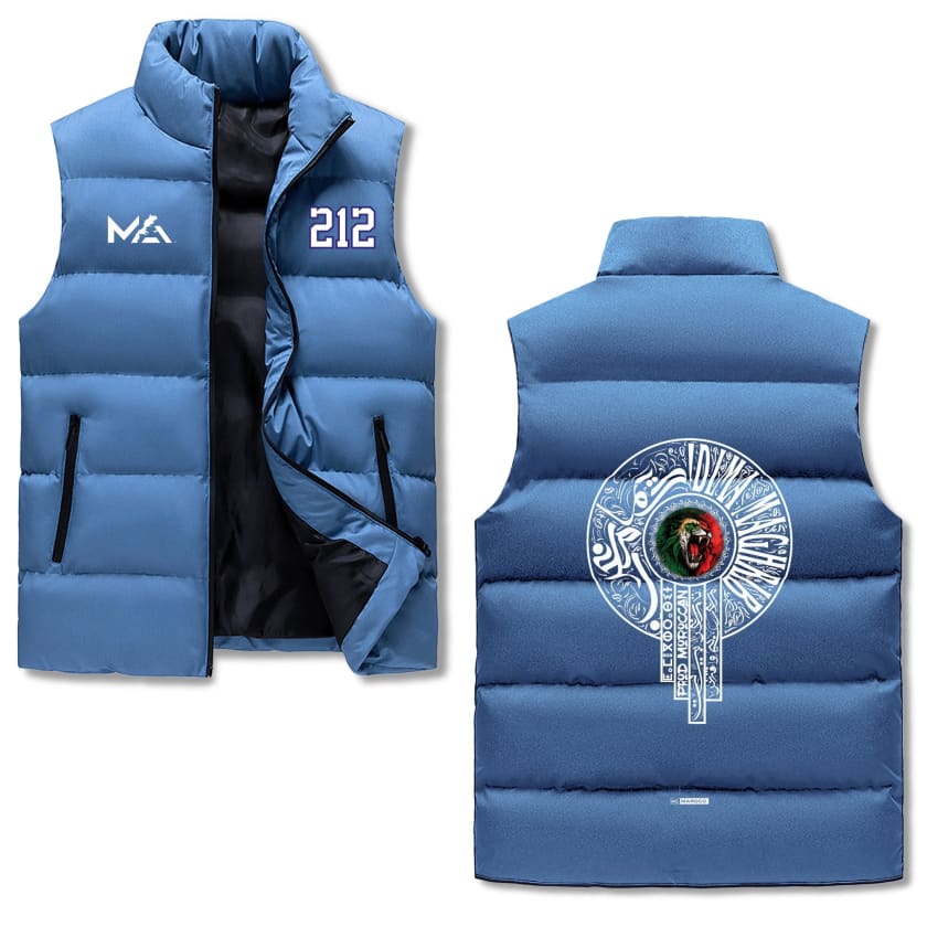 Gilet polaire MA 212 chaud à col montant et fermeture éclair