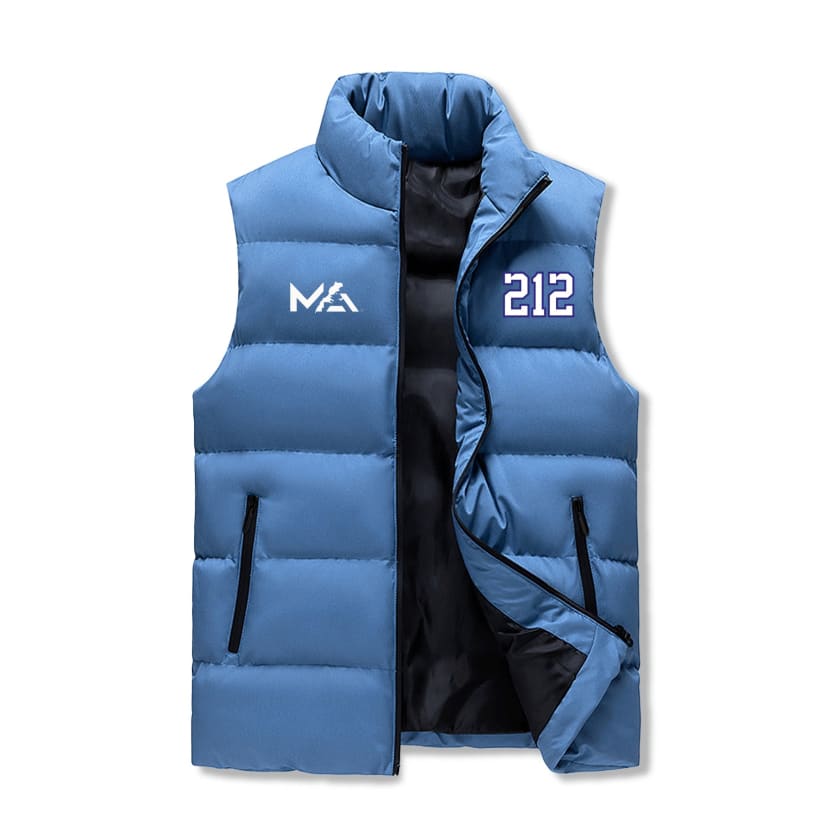 Gilet polaire MA 212 chaud à col montant et fermeture éclair