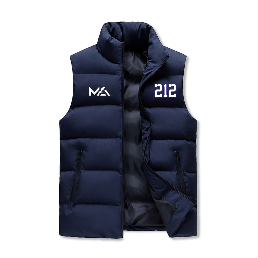 Gilet polaire MA 212 chaud à col montant et fermeture éclair