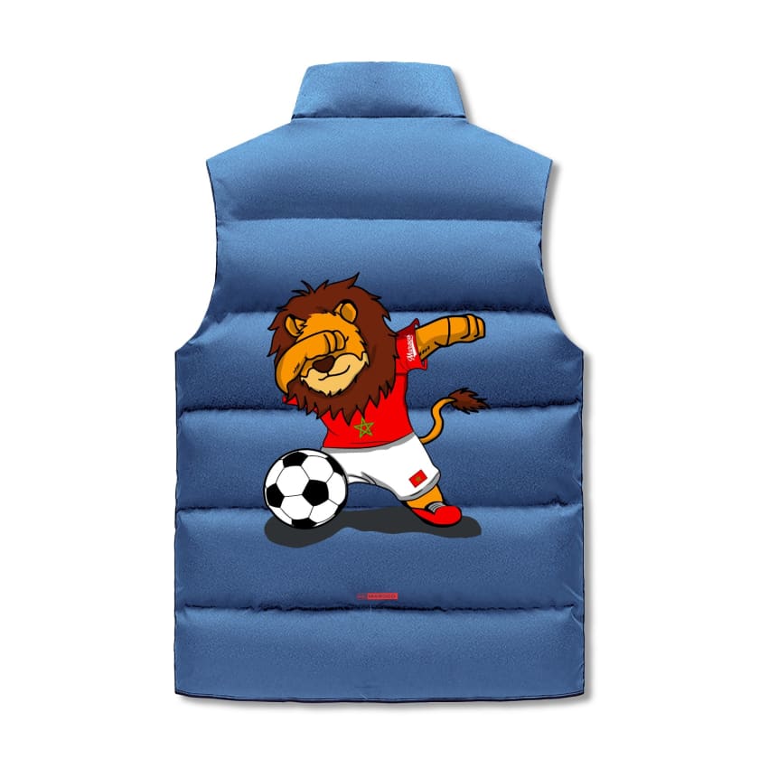 Gilet polaire MA Lion dansant chaud à col montant