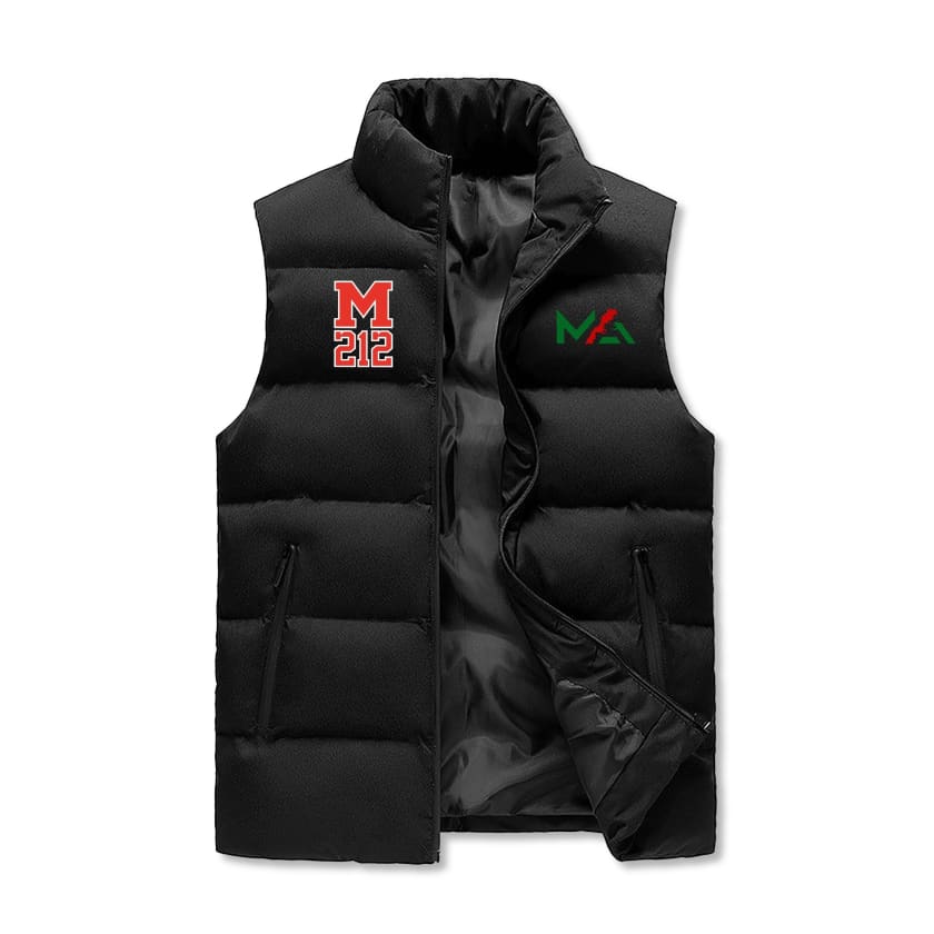 Gilet polaire MA Lion dansant chaud à col montant